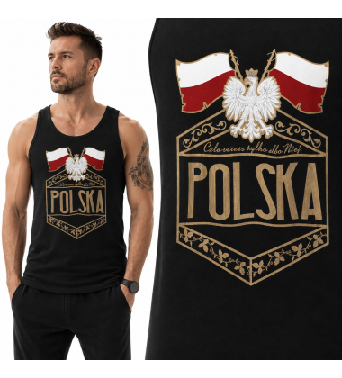 tank-top  patriotyczny CAŁE SERCE DLA NIEJ